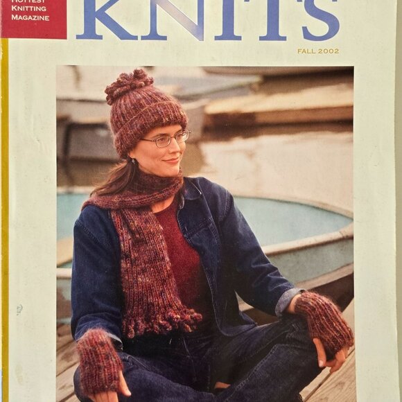 Interweave Knits Fall 2002 Knitting Magazine With Sweater Patterns & Fall Styles - Picture 8 of 10